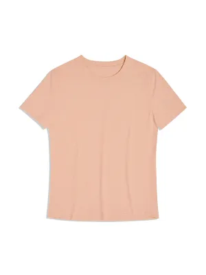 Airy Fit Standard Fit Short Sleeve (Peach Nectar)