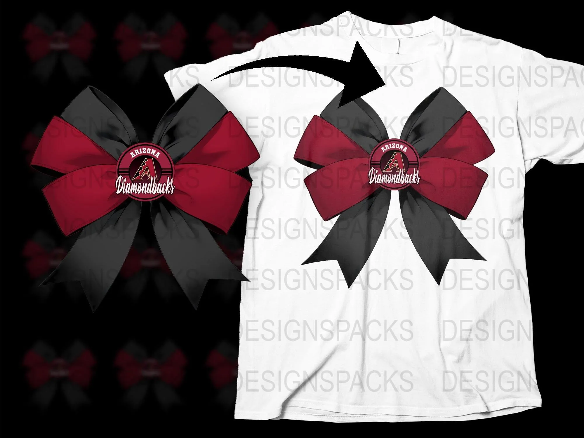 Arizona Diamondbacks Stylish Graphic Print Png Digital Download