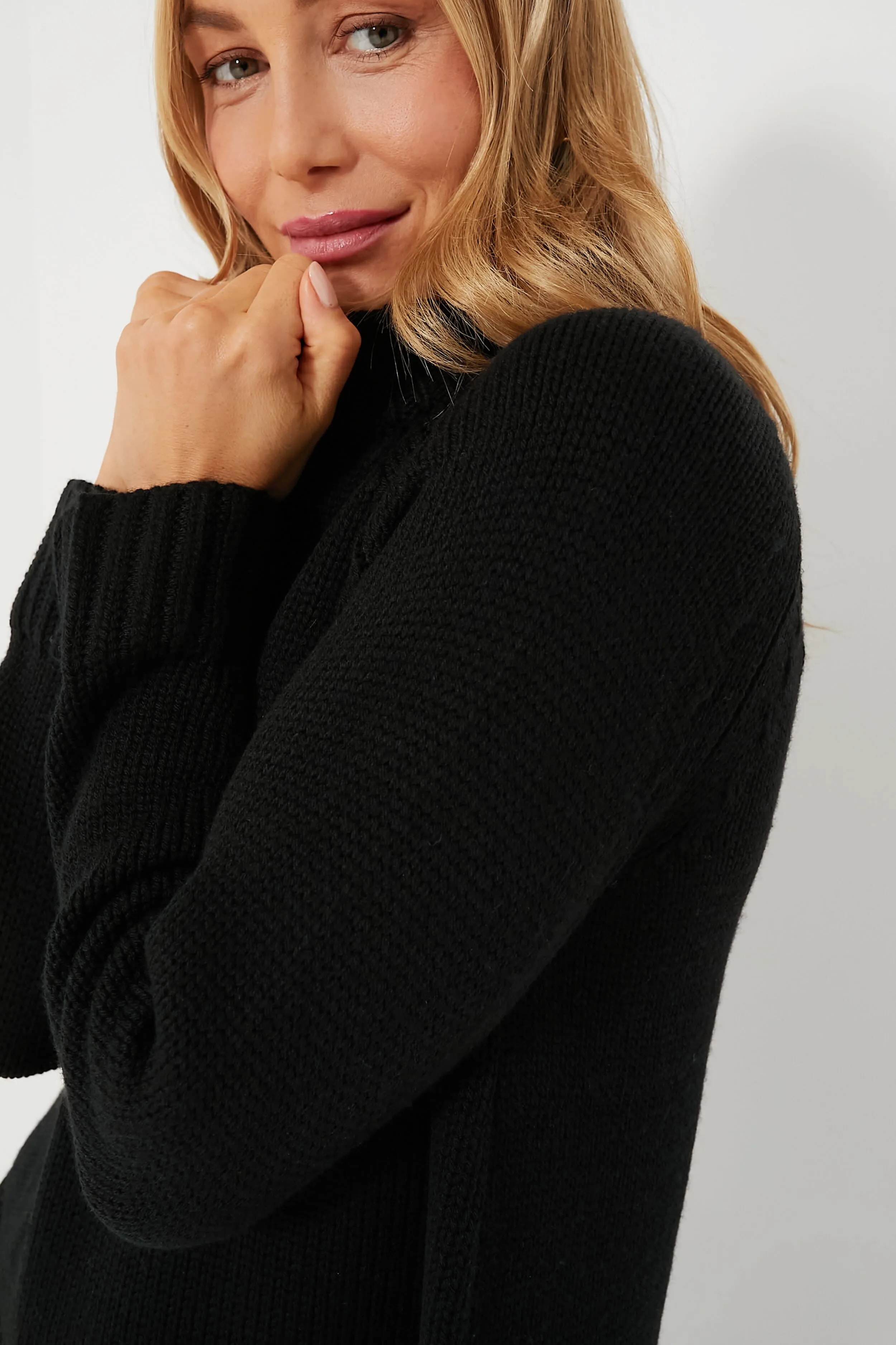 Black Crewneck Claude Sweater