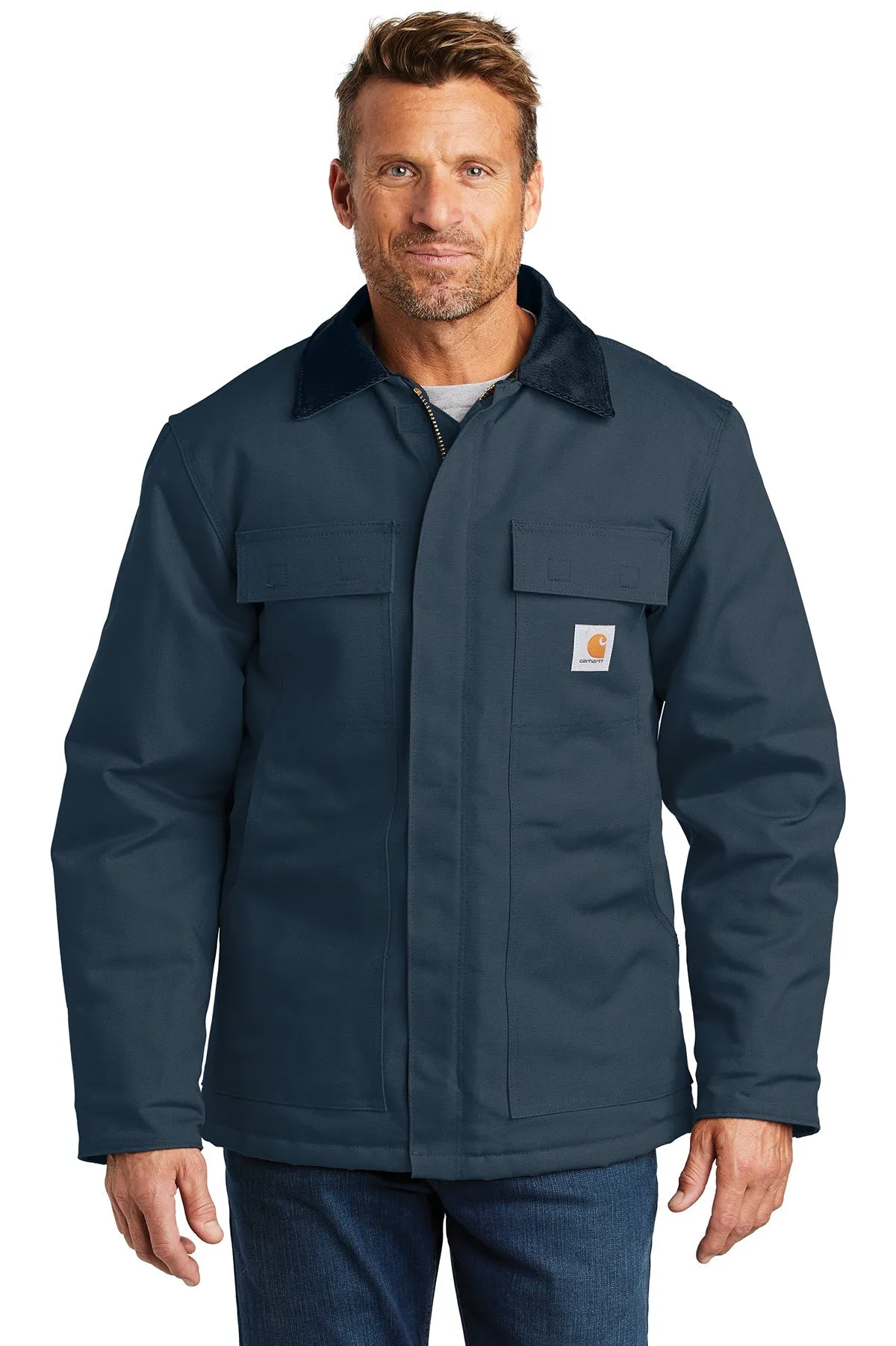 Carhartt Duck Traditional Customized Coats, Dark Navy