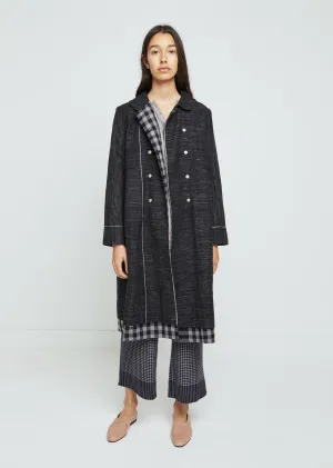 Checked Double Breasted Jacket