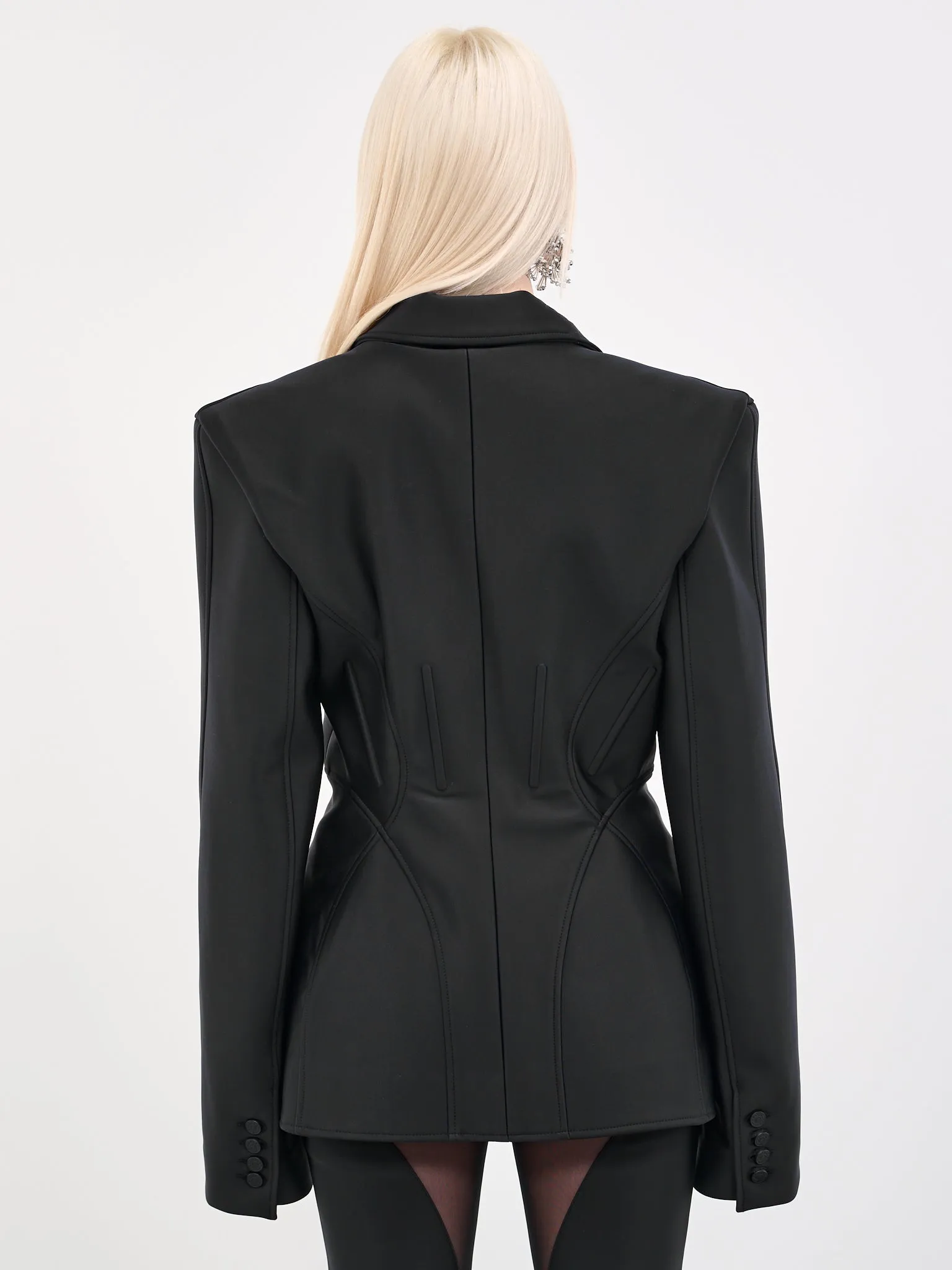 Corseted Blazer (S1VE0366691-1999-BLACK)