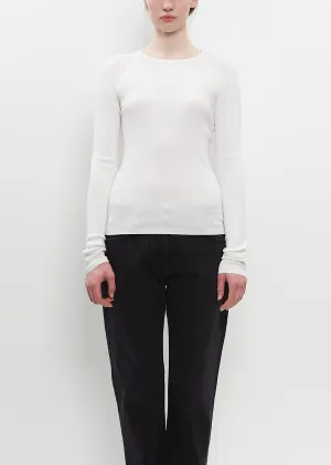 Cotton Cashmere n°392 Eel Top — Snow