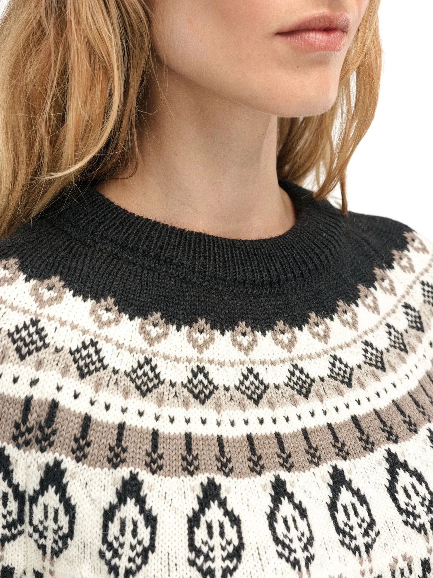 Dale of Norway | Sula Sweater | Women's | Off White/Coffee/Sand