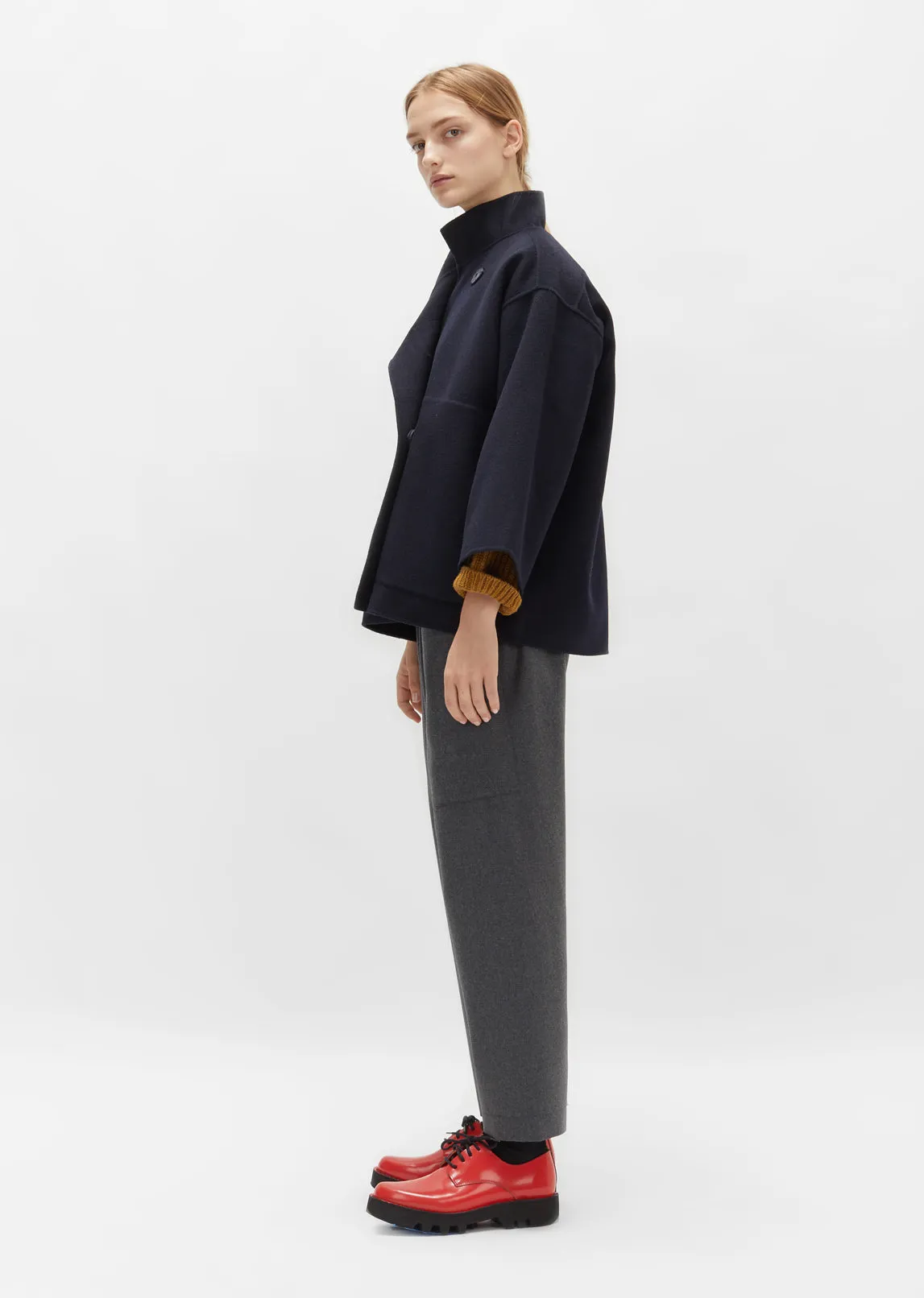 Double Faced Wool Cashmere Coat