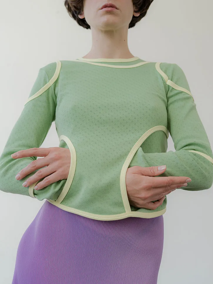 Eckhaus Latta Surface Top, Pistachio