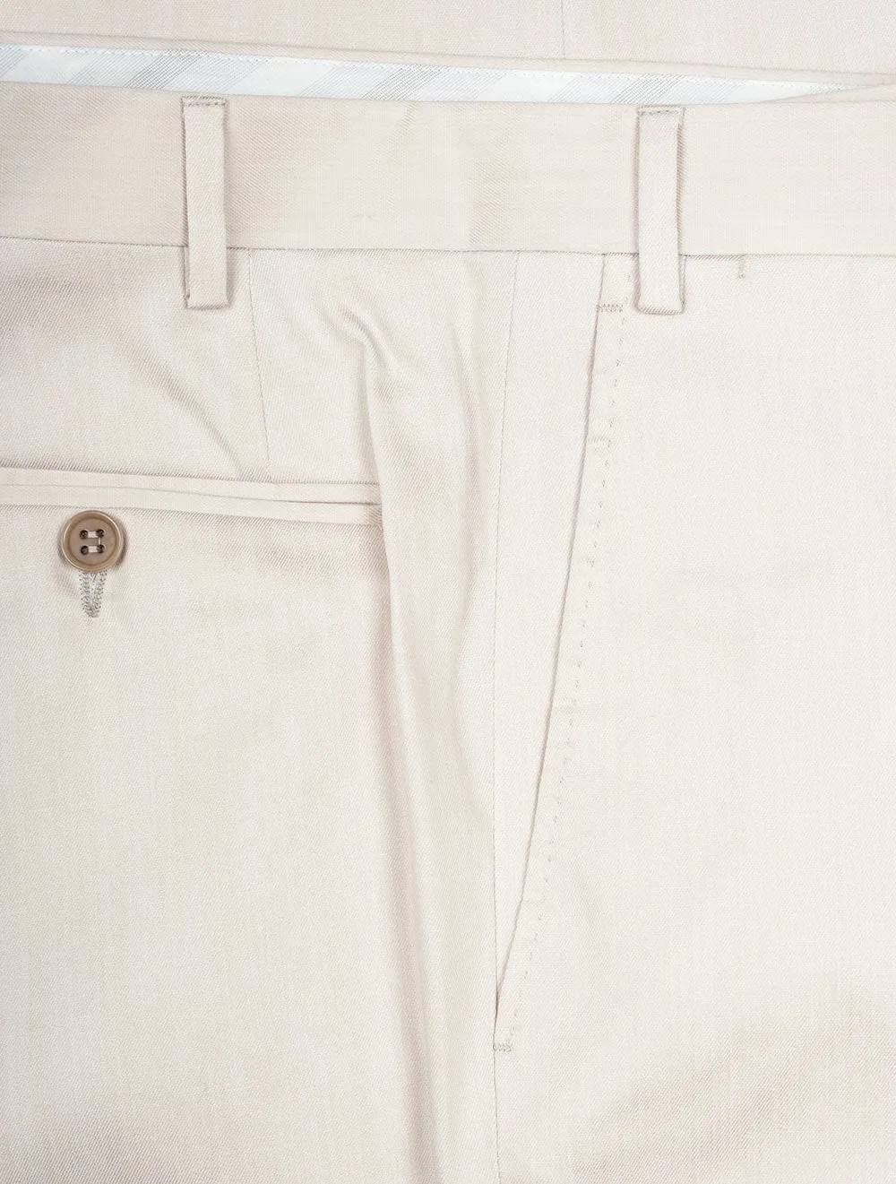 Formal Cotton Trouser Beige