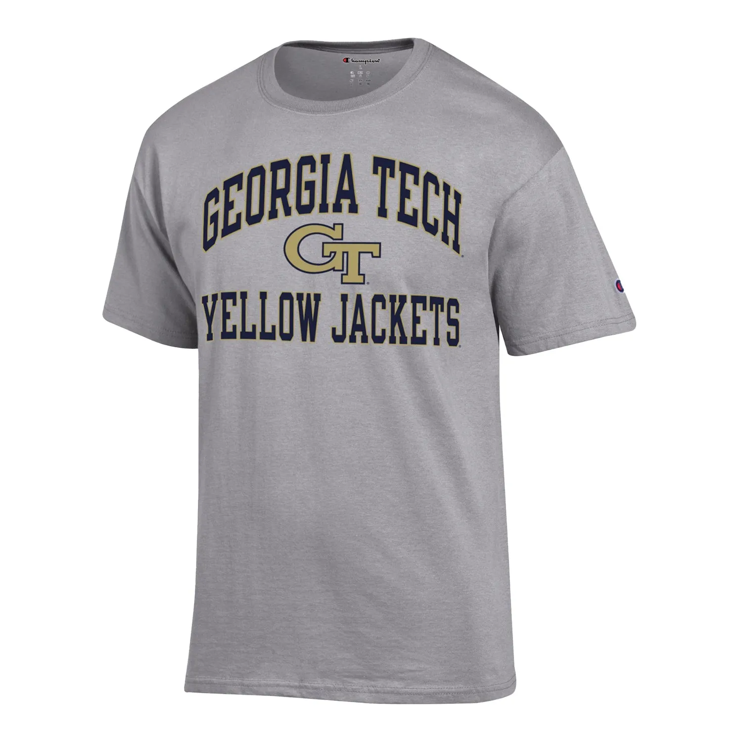 Georgia Tech Yellow Jackets Wordmark Grey T-Shirt