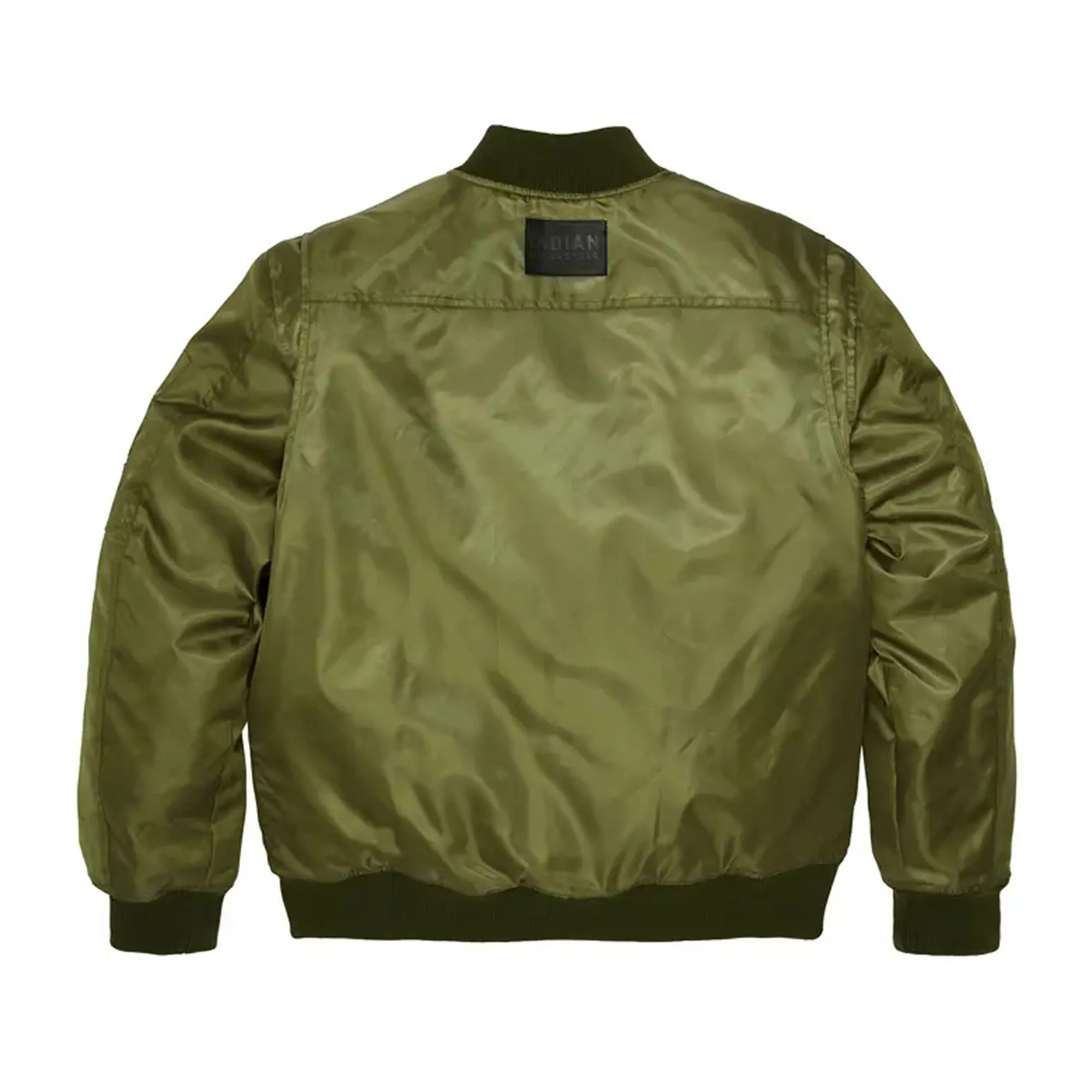 Indian Motorcycle Mens Rockford Bomber Jacket Green