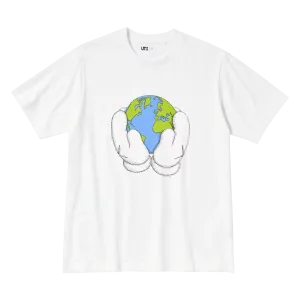 KAWS x UNIQLO Peace For All Tee White