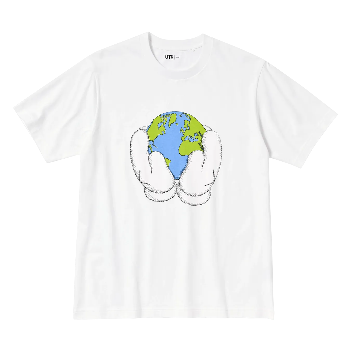 KAWS x UNIQLO Peace For All Tee White