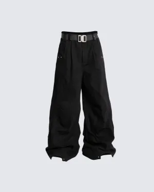 KIIKIO "Black Hole" Oversized Urban Pants