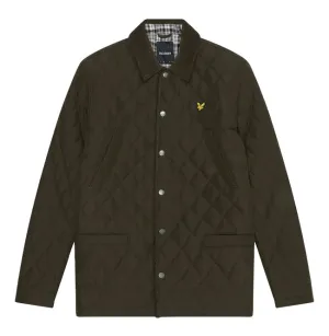 Lyle and Scott Mens Quilted Jacket Olive