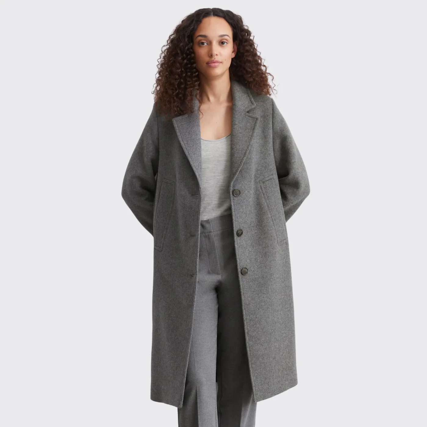 Marc O’Polo Wool Coat  | Grey