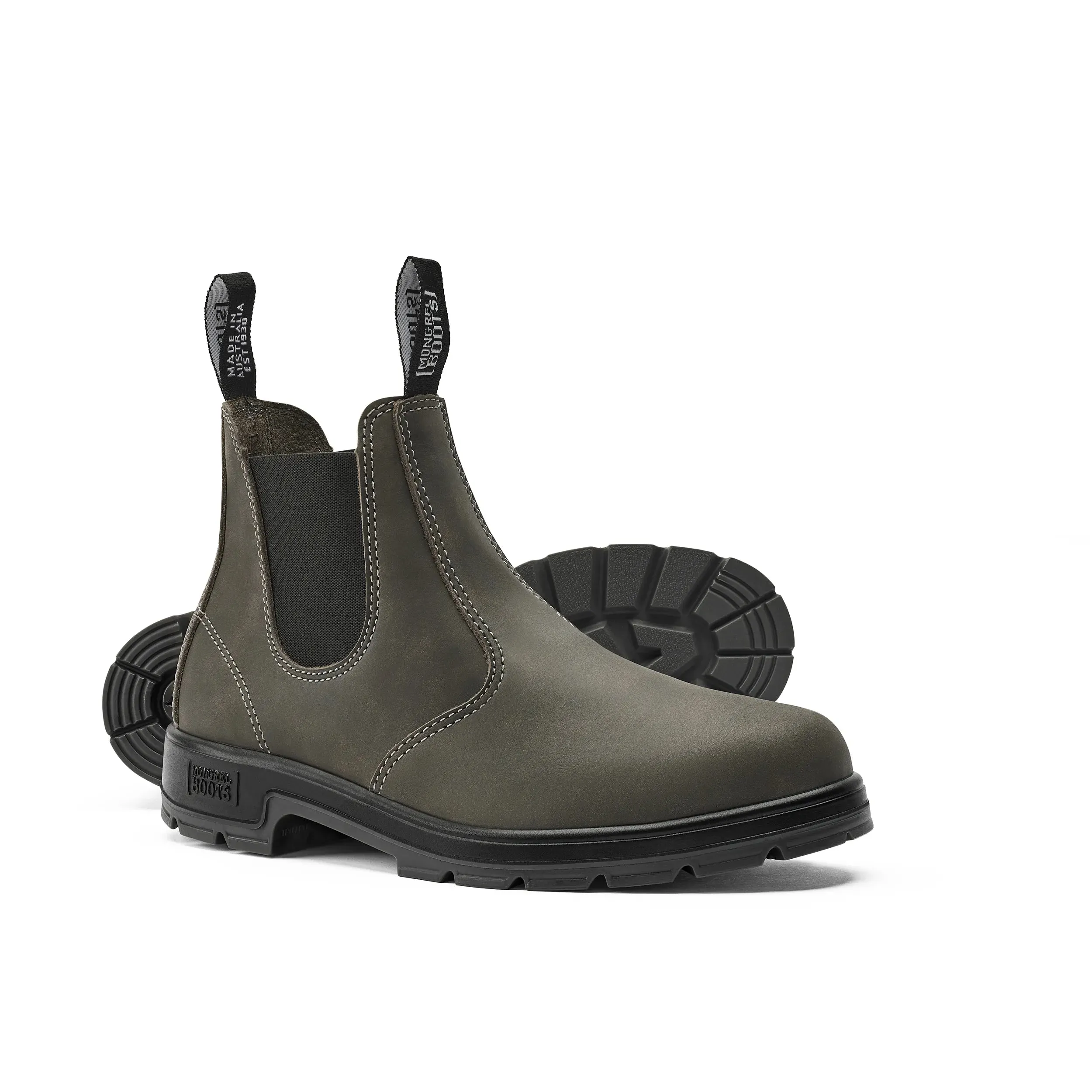 Mongrel Cloudy grey Elastic sided boot (K91085)