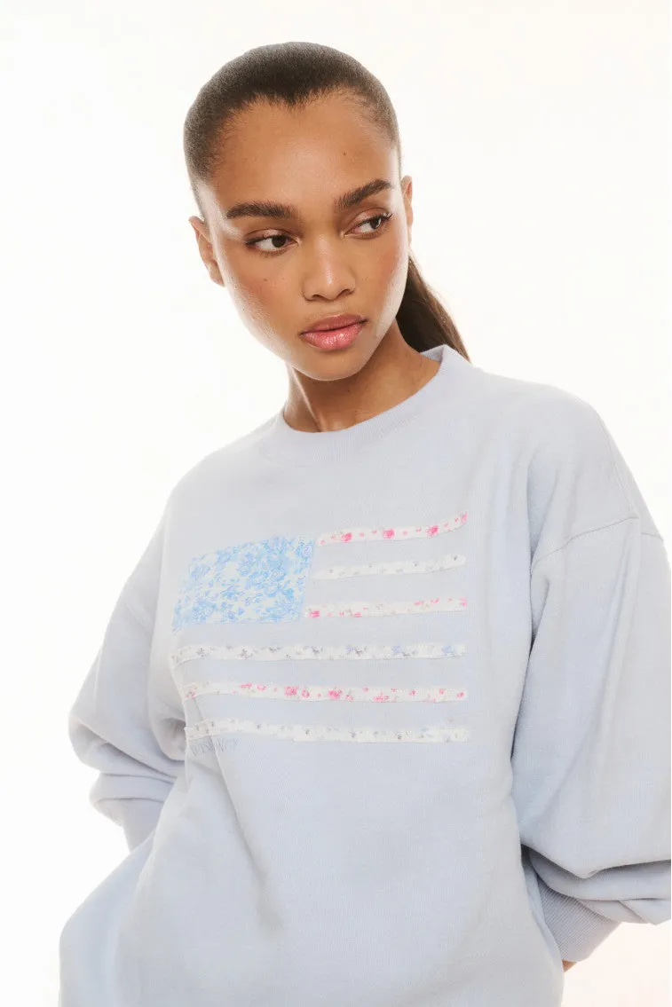 Palo Americana Fleece Pullover-MOONSTONE