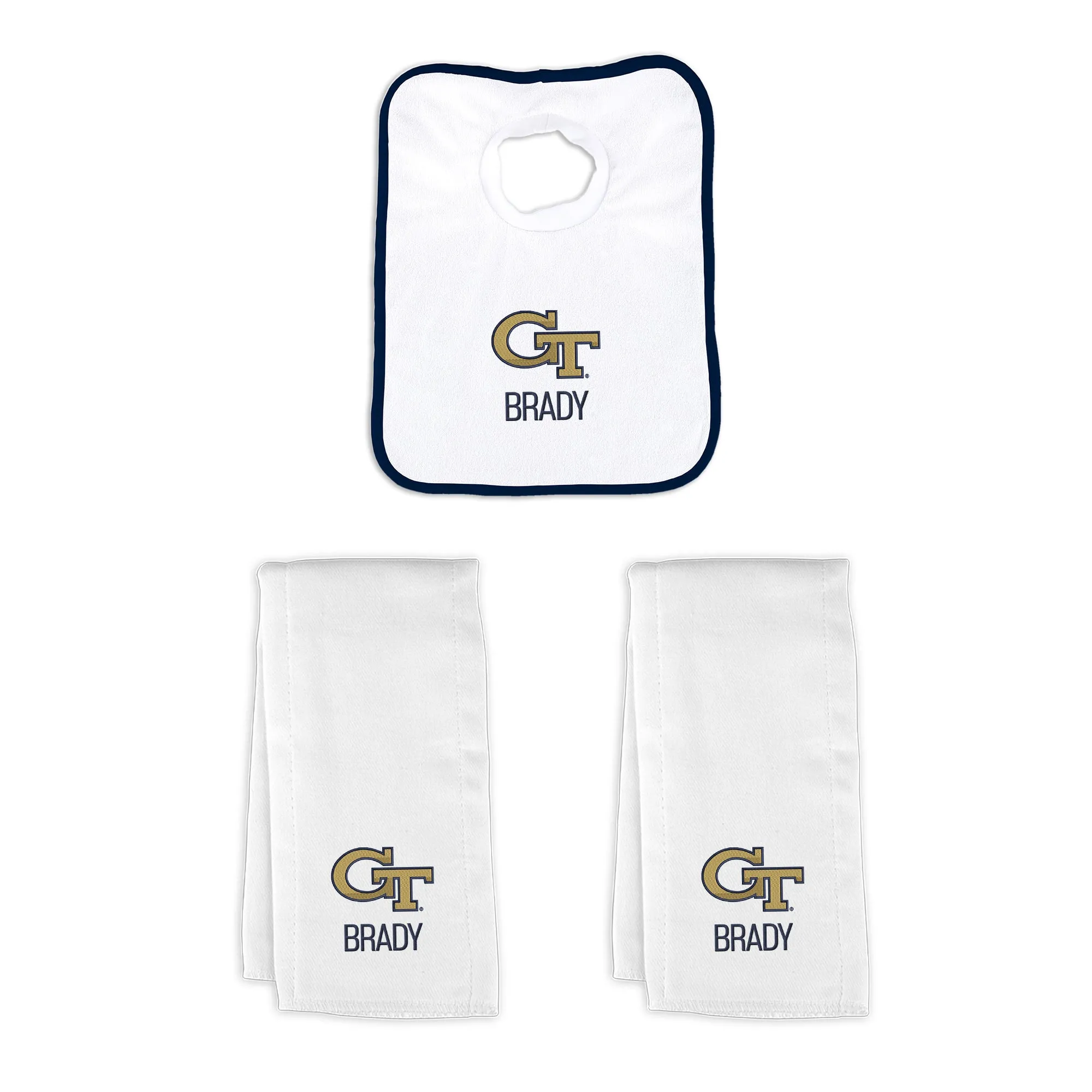 Personalized Georgia Tech Yellow Jackets Small Basket - 4 Items