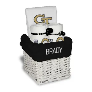 Personalized Georgia Tech Yellow Jackets Small Basket - 4 Items