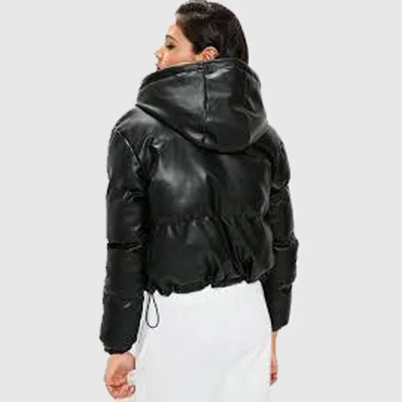 Purchase Best Style Women Genuine Puffer Leather Jacket Real Bubble leather jacket