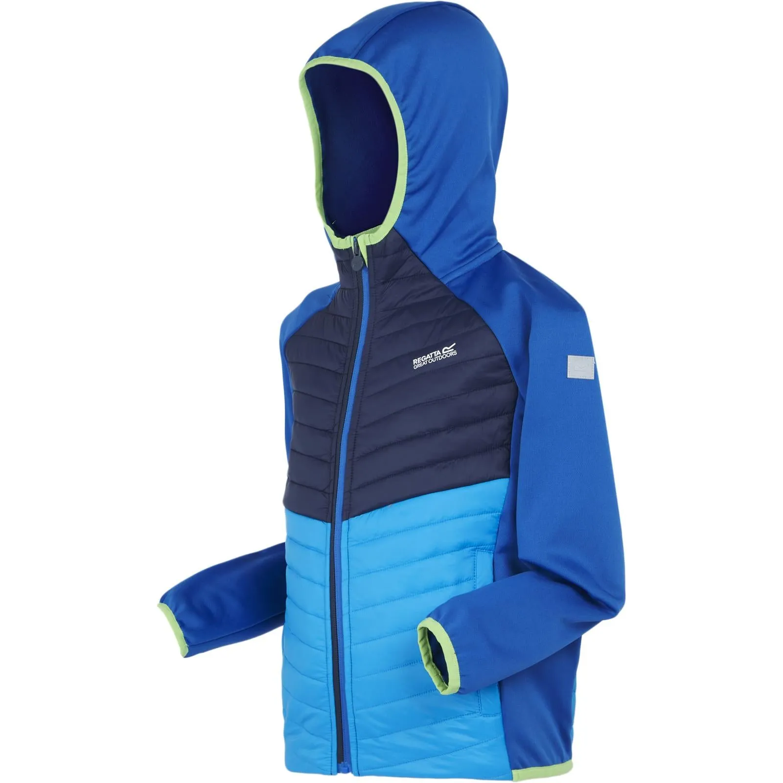 Regatta Kids Kielder Hybrid VIII Hooded Outdoor Walking Hiking Softshell Jacket