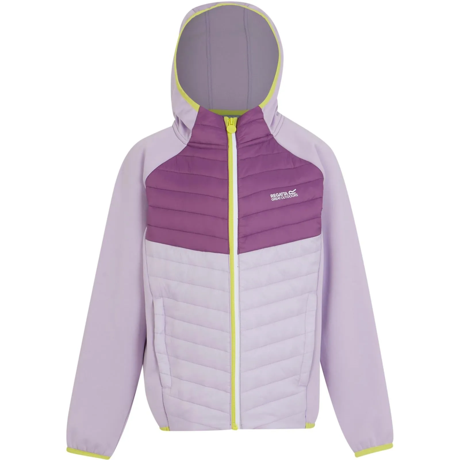 Regatta Kids Kielder Hybrid VIII Hooded Outdoor Walking Hiking Softshell Jacket