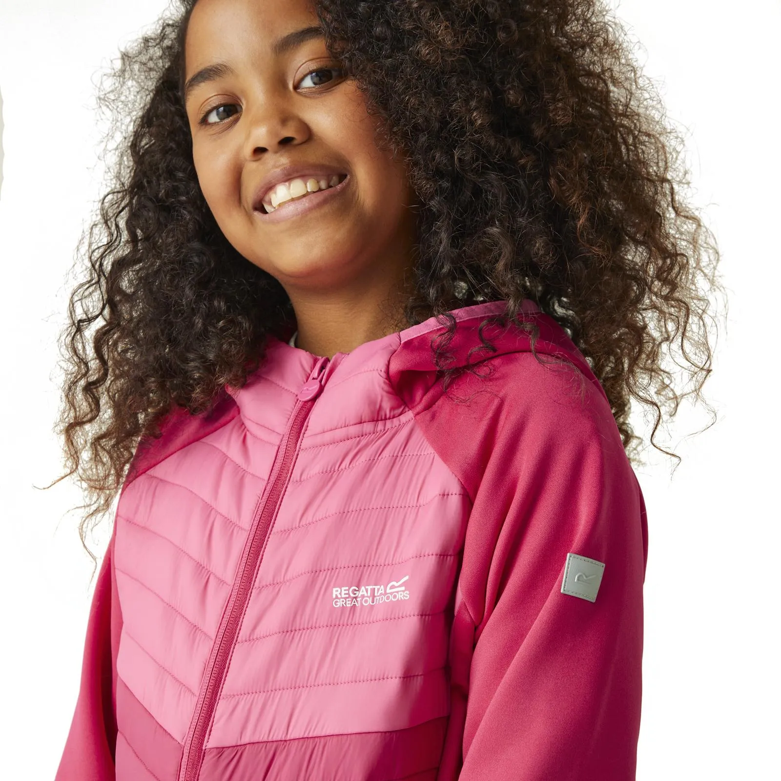 Regatta Kids Kielder Hybrid VIII Hooded Outdoor Walking Hiking Softshell Jacket