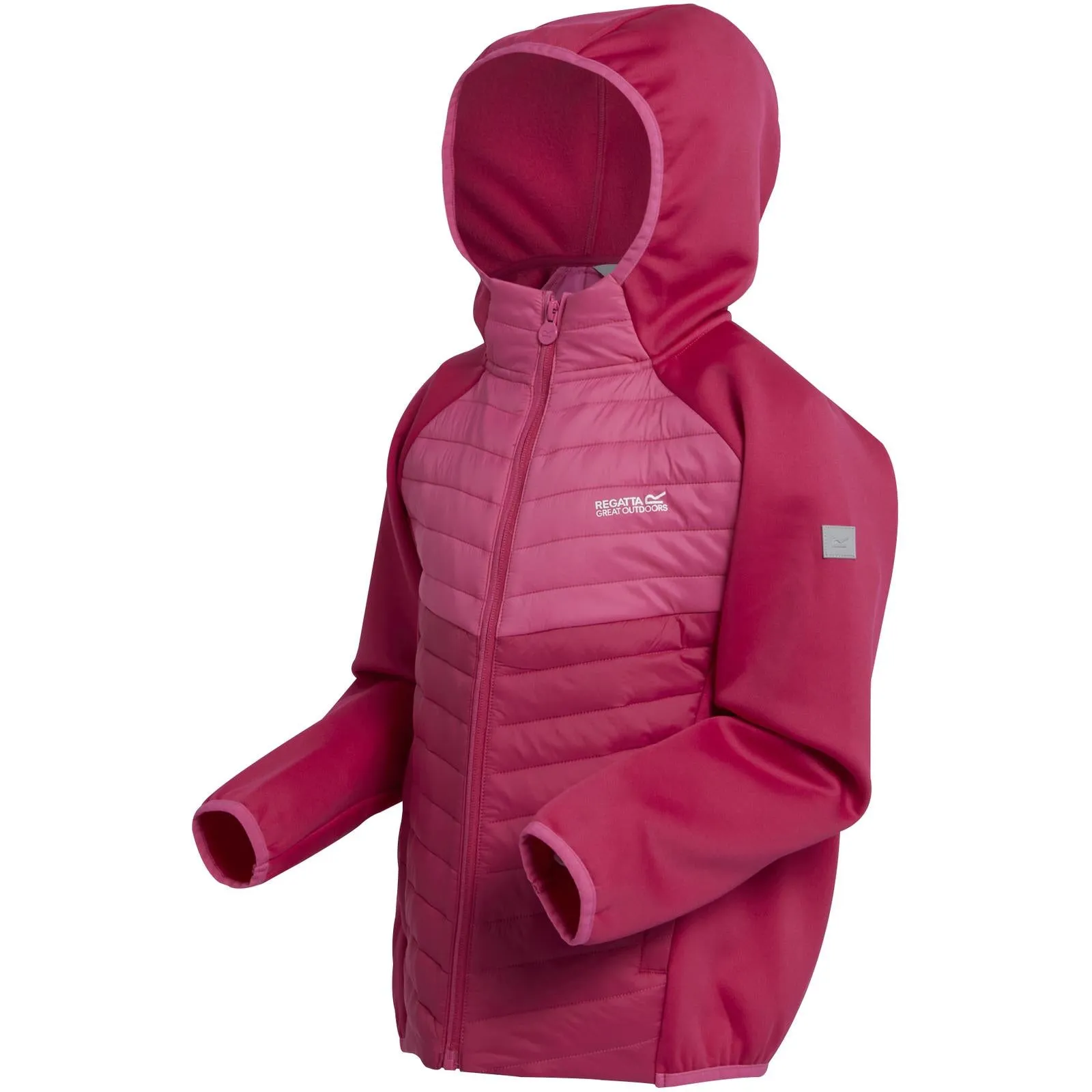 Regatta Kids Kielder Hybrid VIII Hooded Outdoor Walking Hiking Softshell Jacket