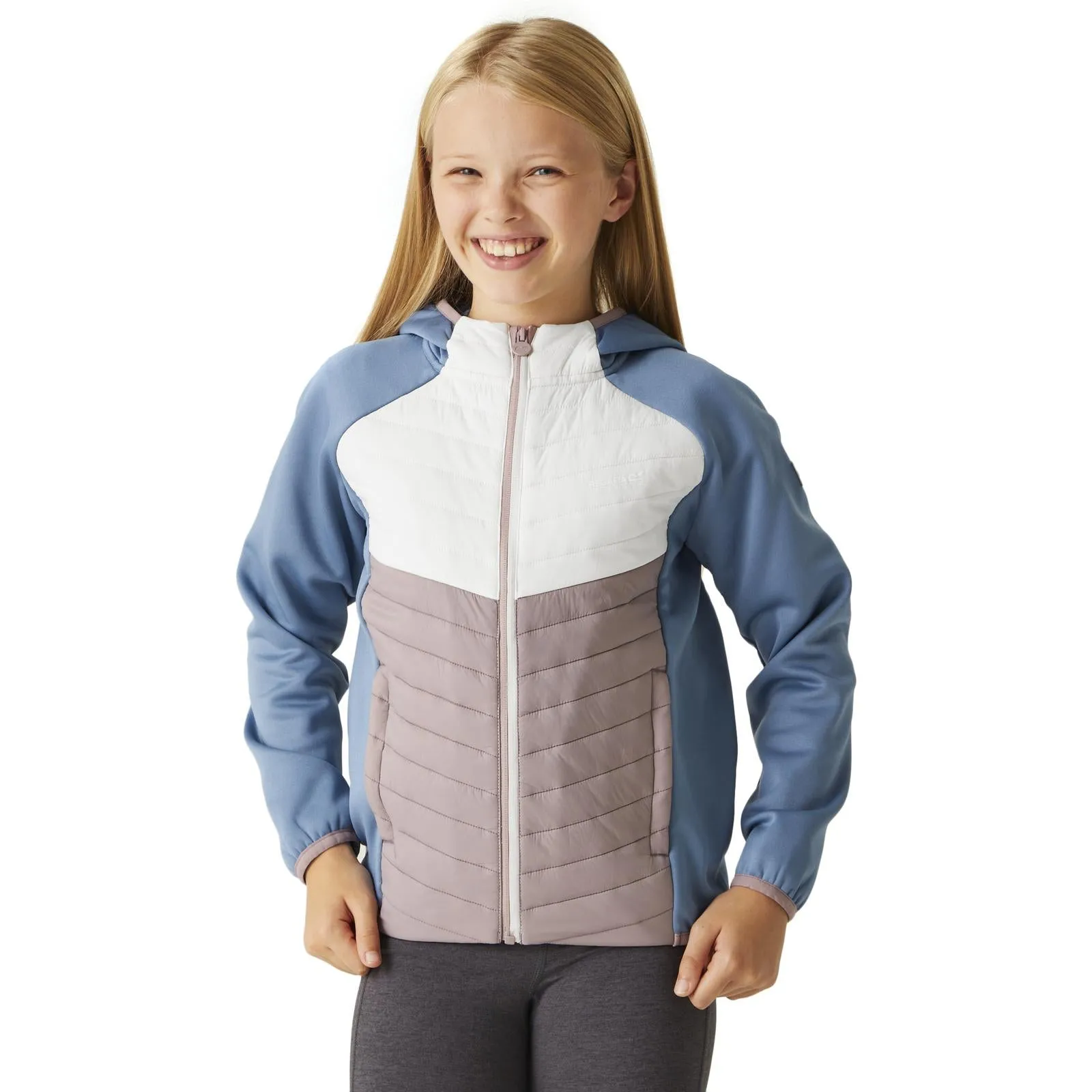 Regatta Kids Kielder Hybrid VIII Hooded Outdoor Walking Hiking Softshell Jacket