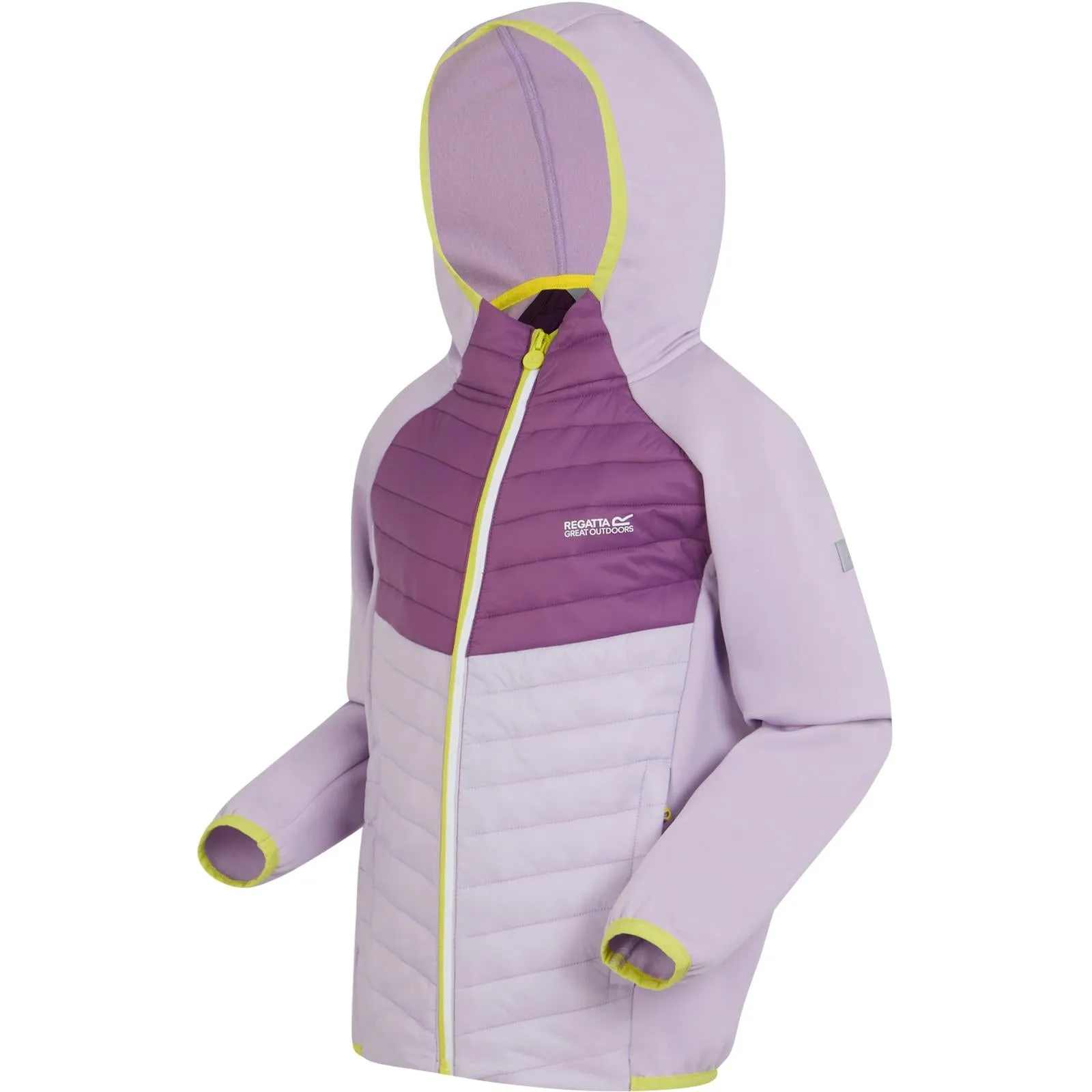 Regatta Kids Kielder Hybrid VIII Hooded Outdoor Walking Hiking Softshell Jacket