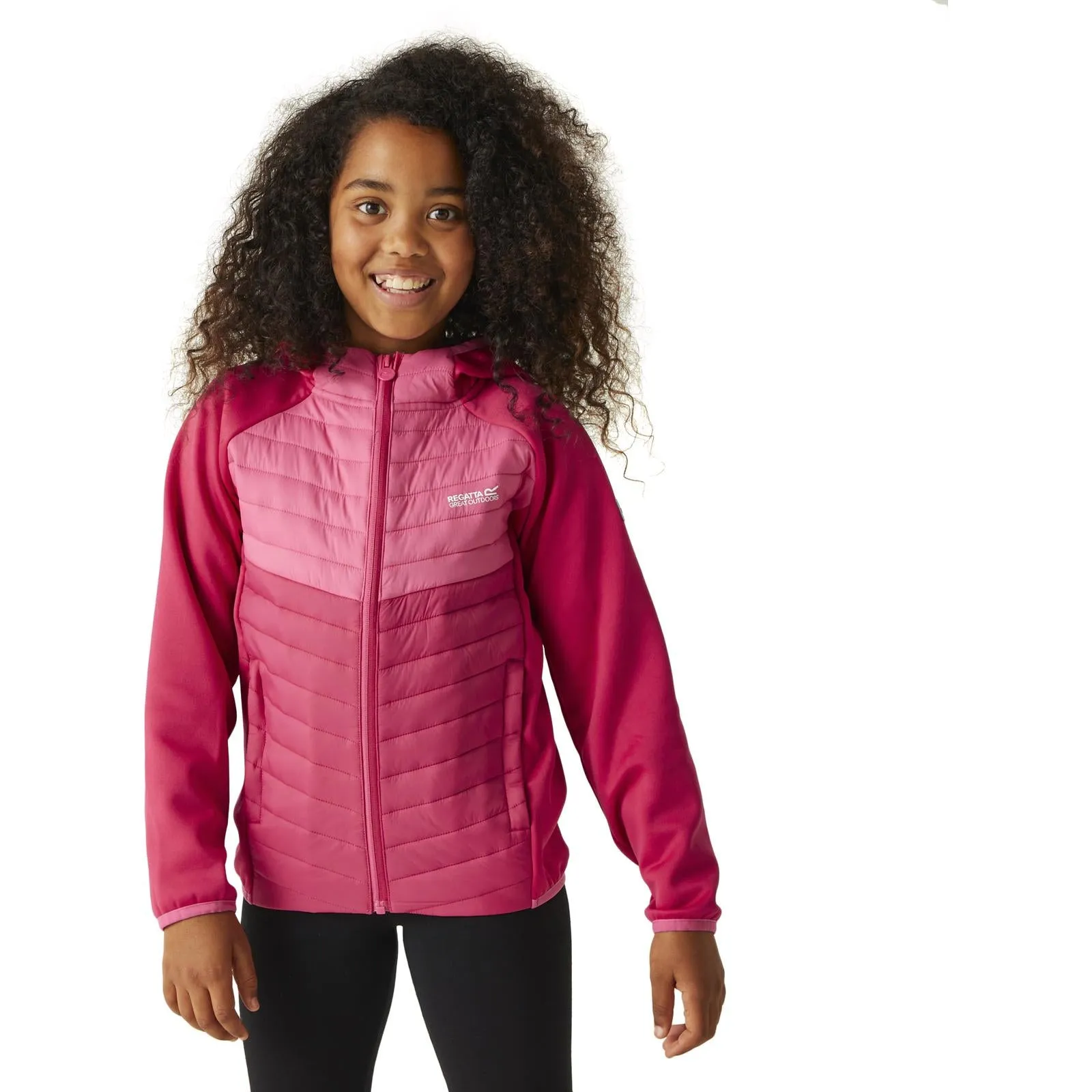 Regatta Kids Kielder Hybrid VIII Hooded Outdoor Walking Hiking Softshell Jacket