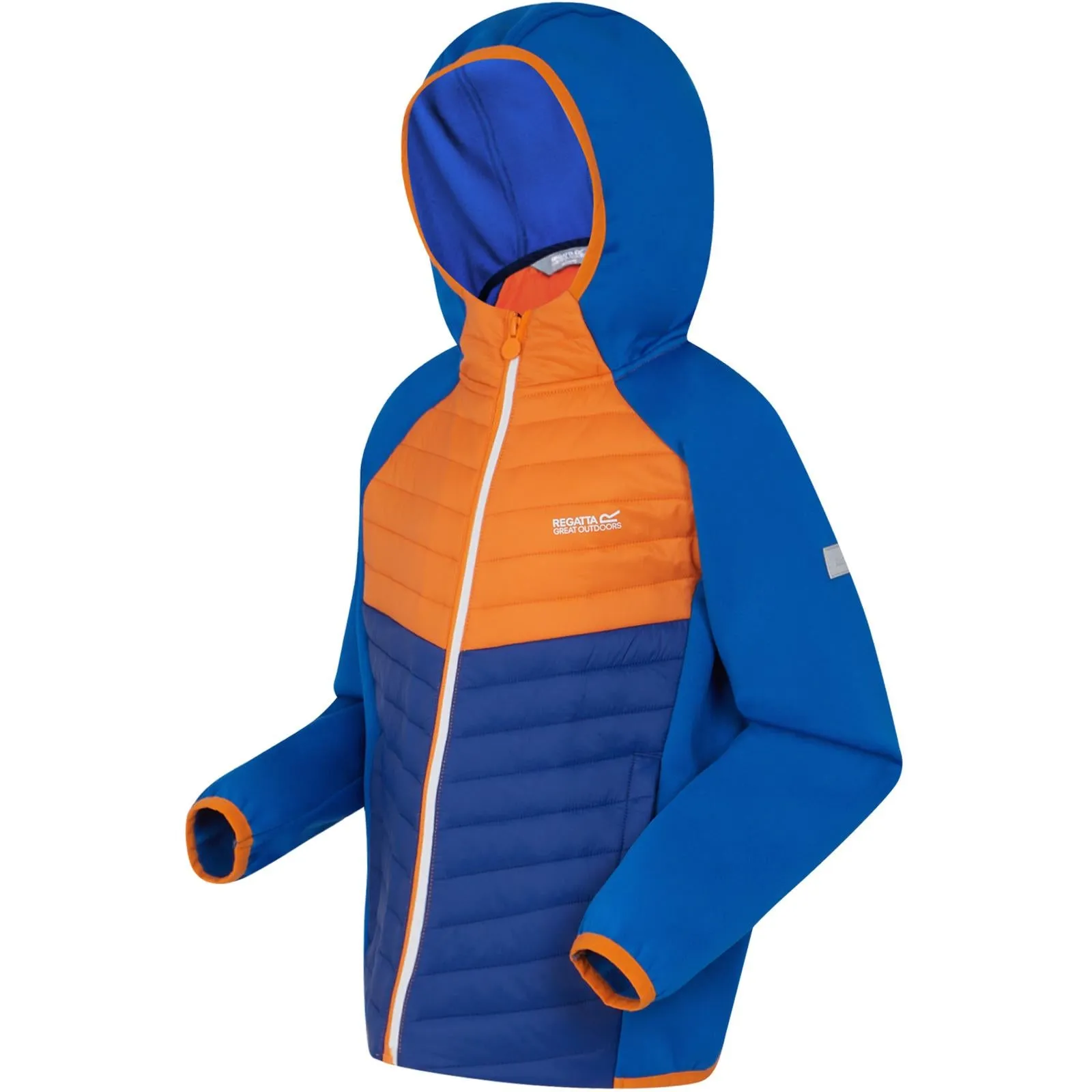 Regatta Kids Kielder Hybrid VIII Hooded Outdoor Walking Hiking Softshell Jacket