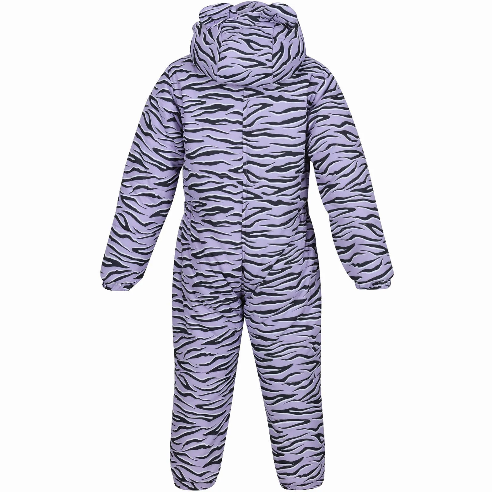 Regatta Kids Penrose Fullzip Insulated Fleece Lined Hood Puddle Suit