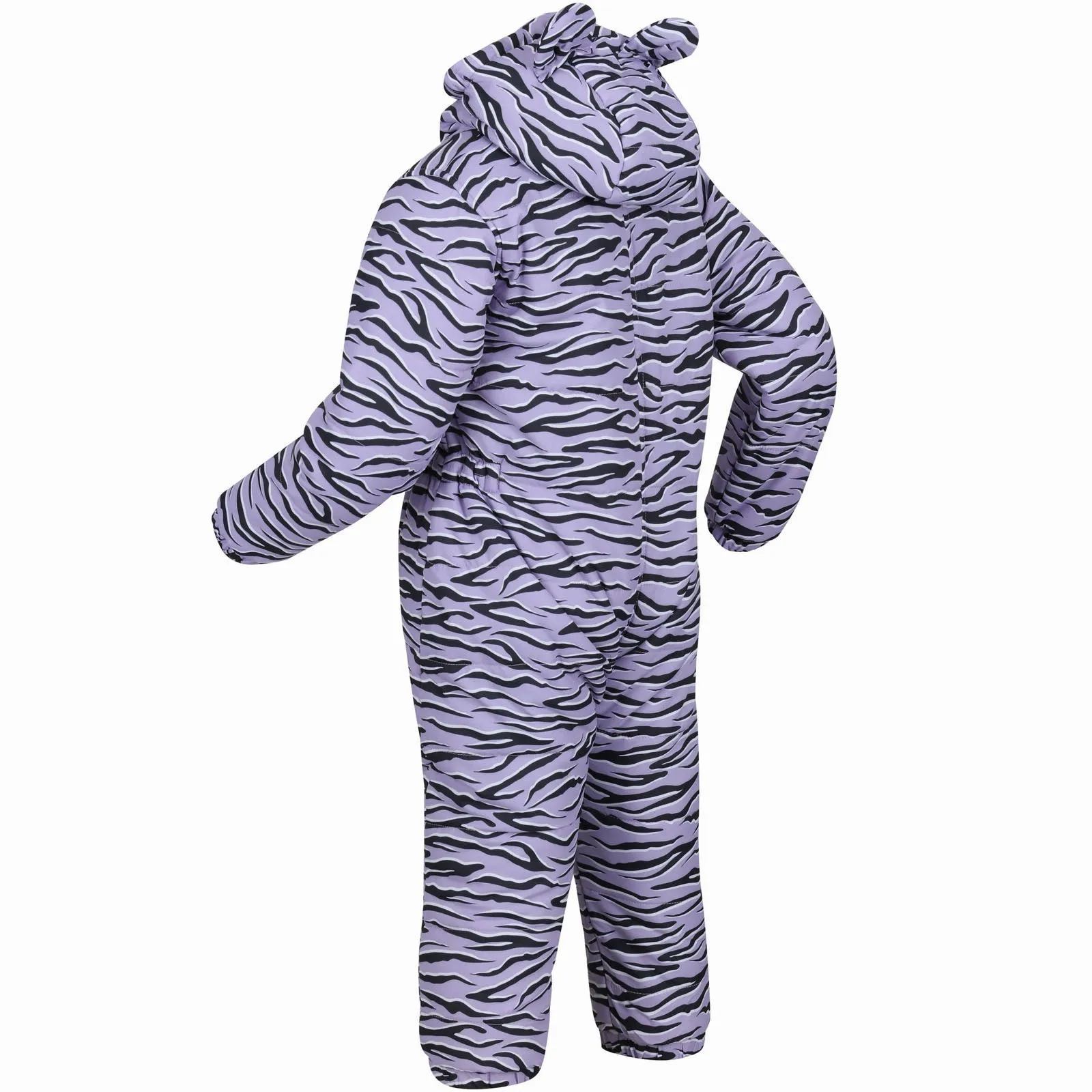 Regatta Kids Penrose Fullzip Insulated Fleece Lined Hood Puddle Suit