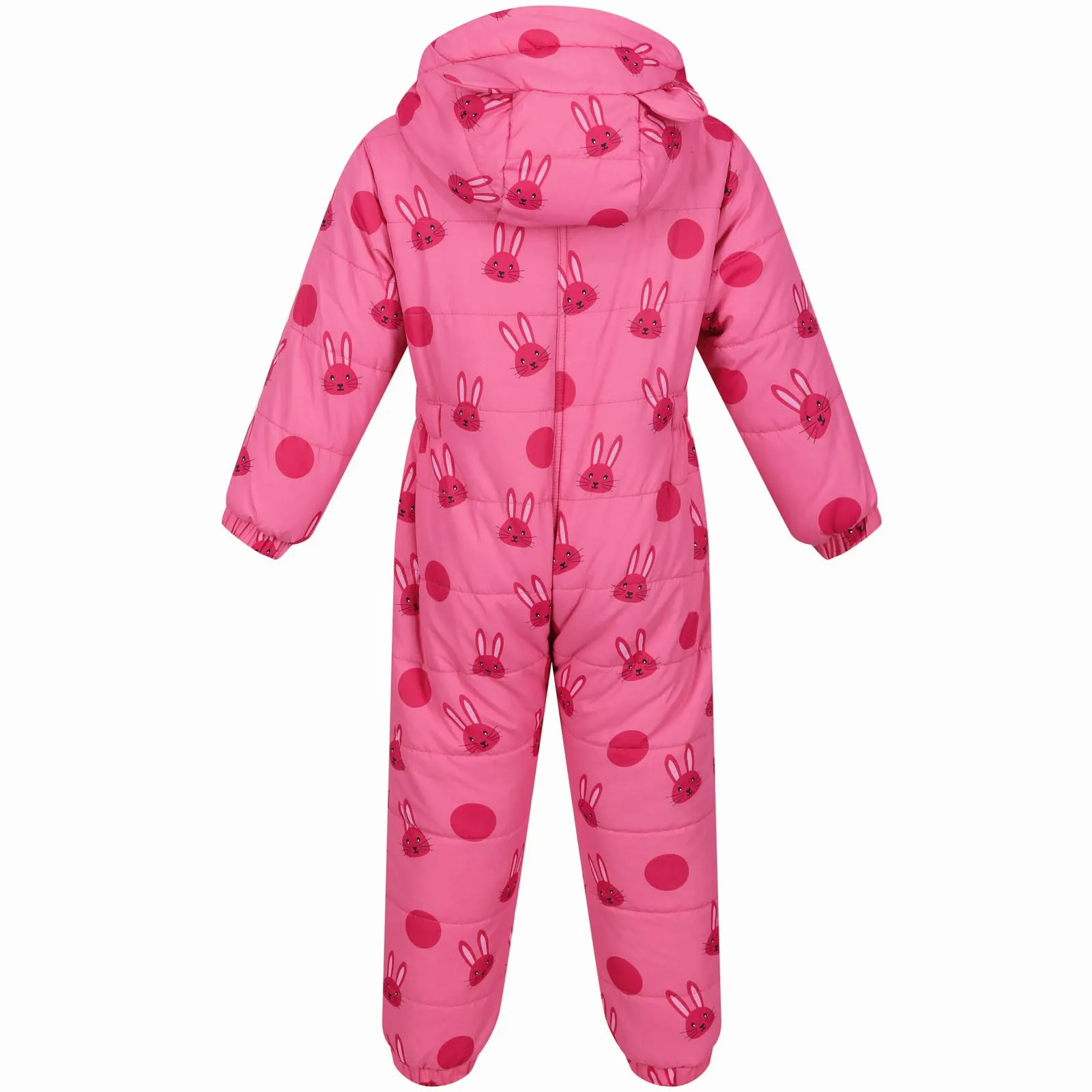 Regatta Kids Penrose Fullzip Insulated Fleece Lined Hood Puddle Suit