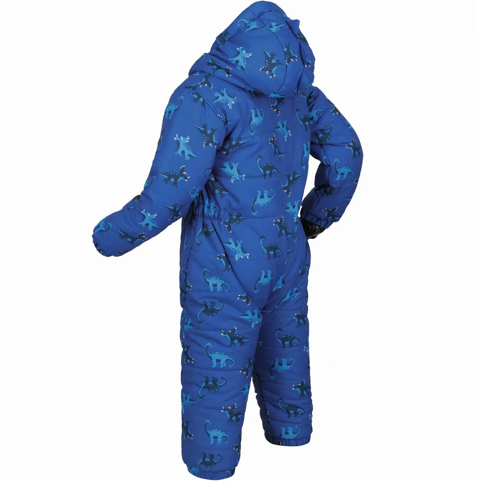 Regatta Kids Penrose Fullzip Insulated Fleece Lined Hood Puddle Suit