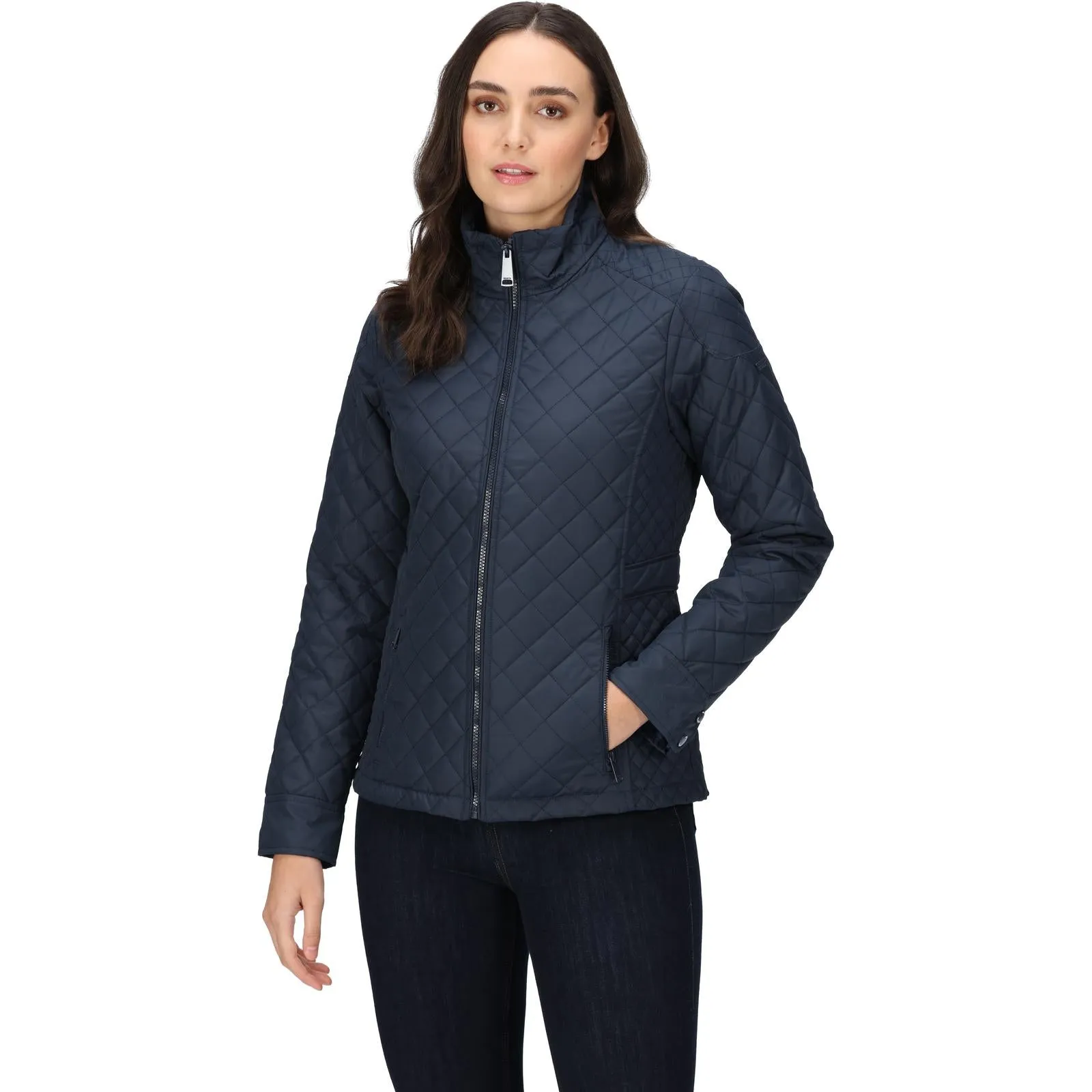 Regatta Womens Charleigh Quilted Insulated Zip Up Jacket