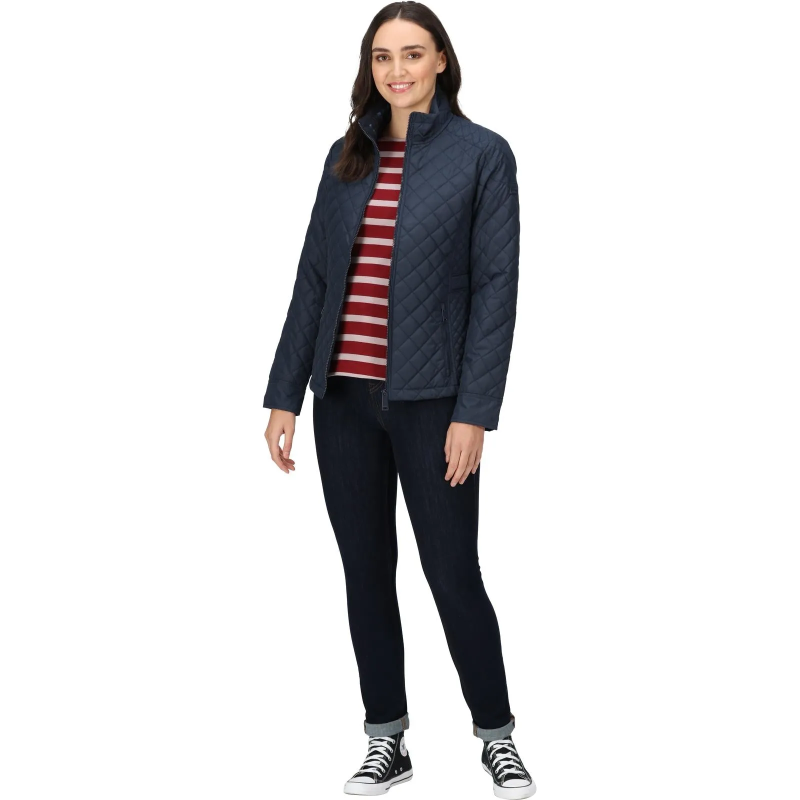 Regatta Womens Charleigh Quilted Insulated Zip Up Jacket