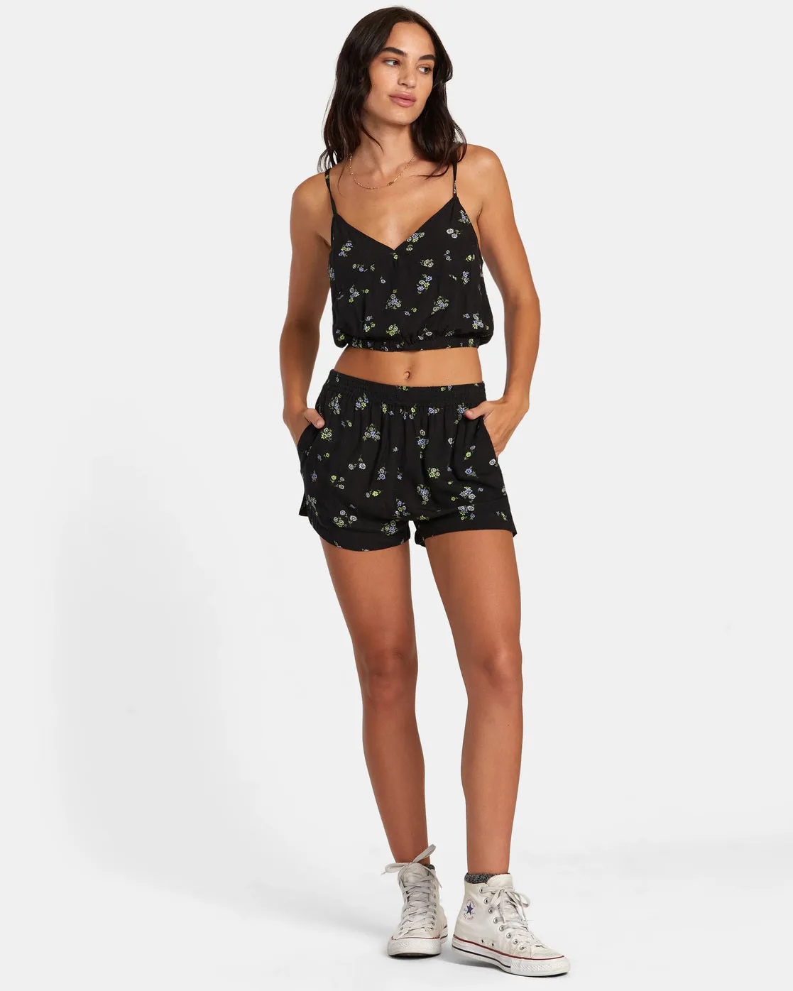 Sawyer Eco Viscose Shorts - RVCA Black