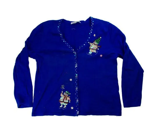 Sequence Snowmen-Medium Christmas Sweater