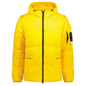 Stone Island Crinkle R-NY Down Jacket Yellow