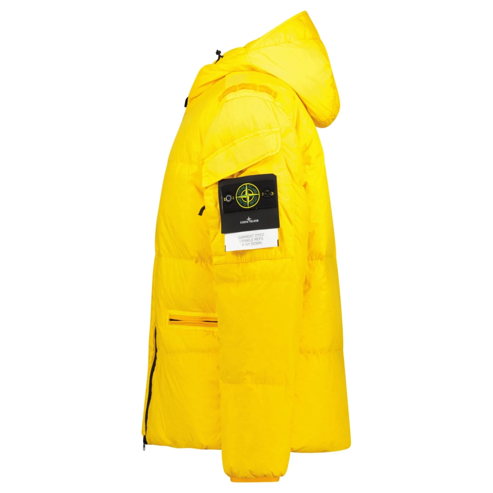 Stone Island Crinkle R-NY Down Jacket Yellow