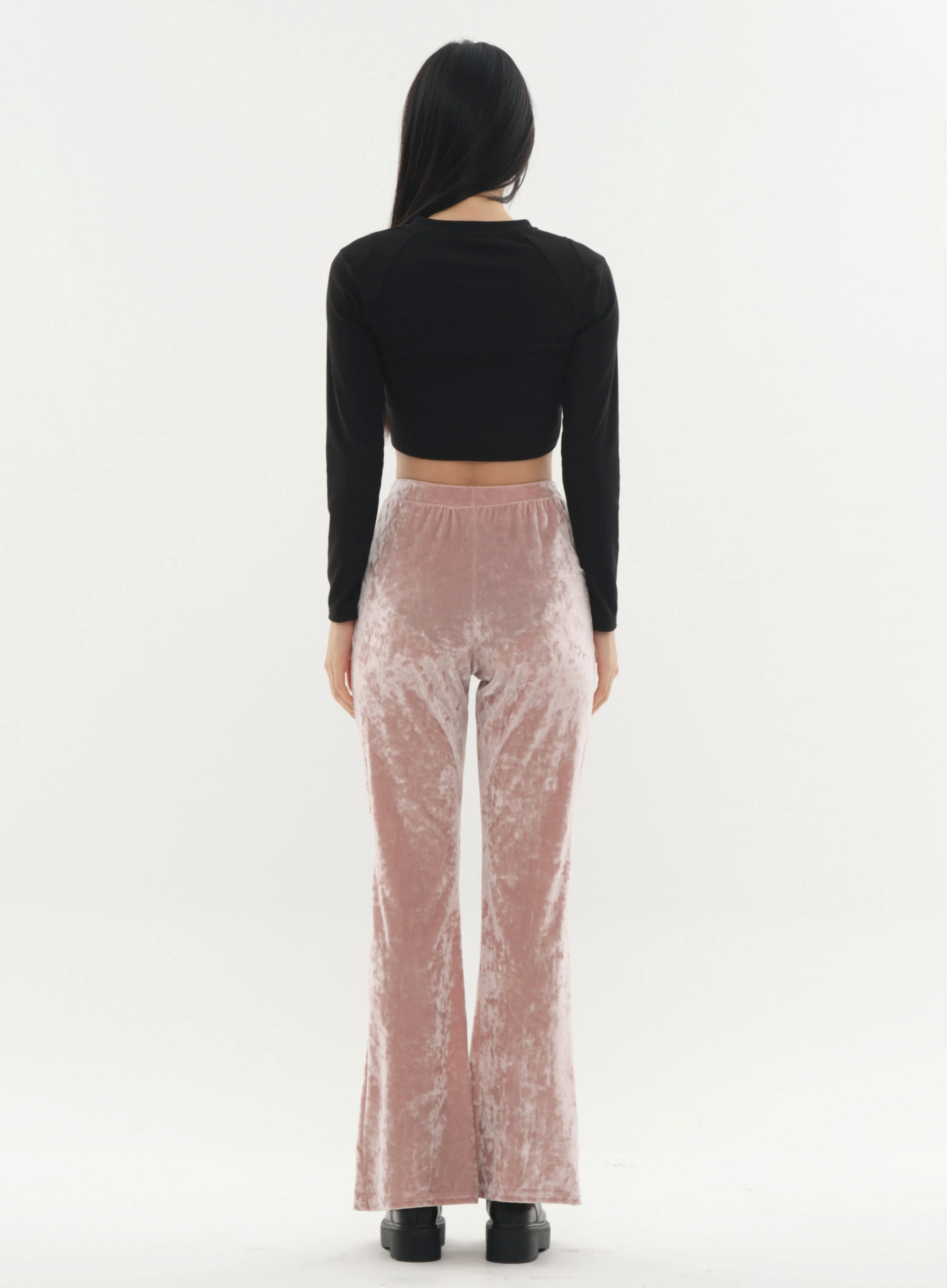 Velvet Bootcut Pants #Original Kpop #121682