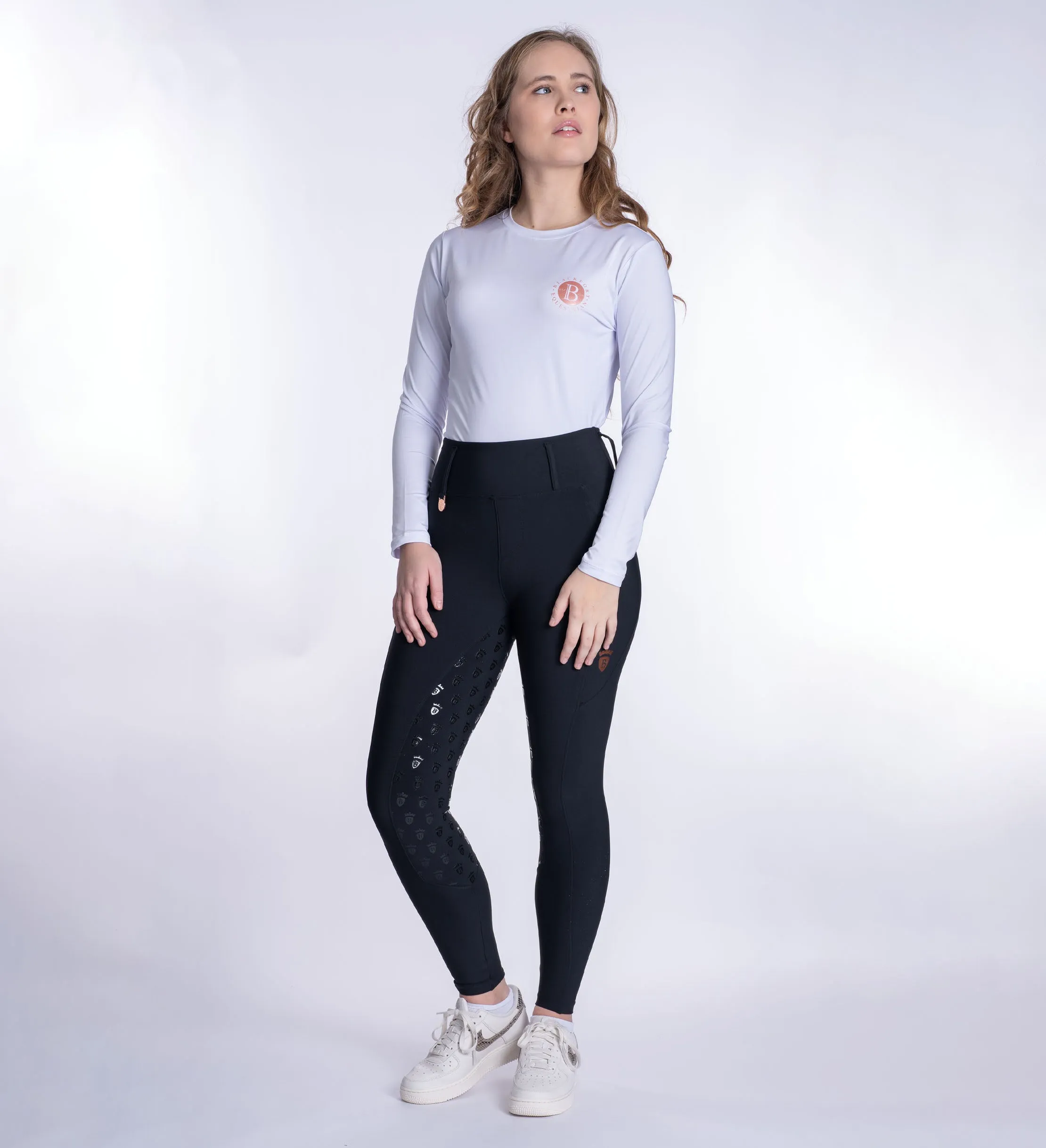 White Long Sleeved Performance Sport T Shirt