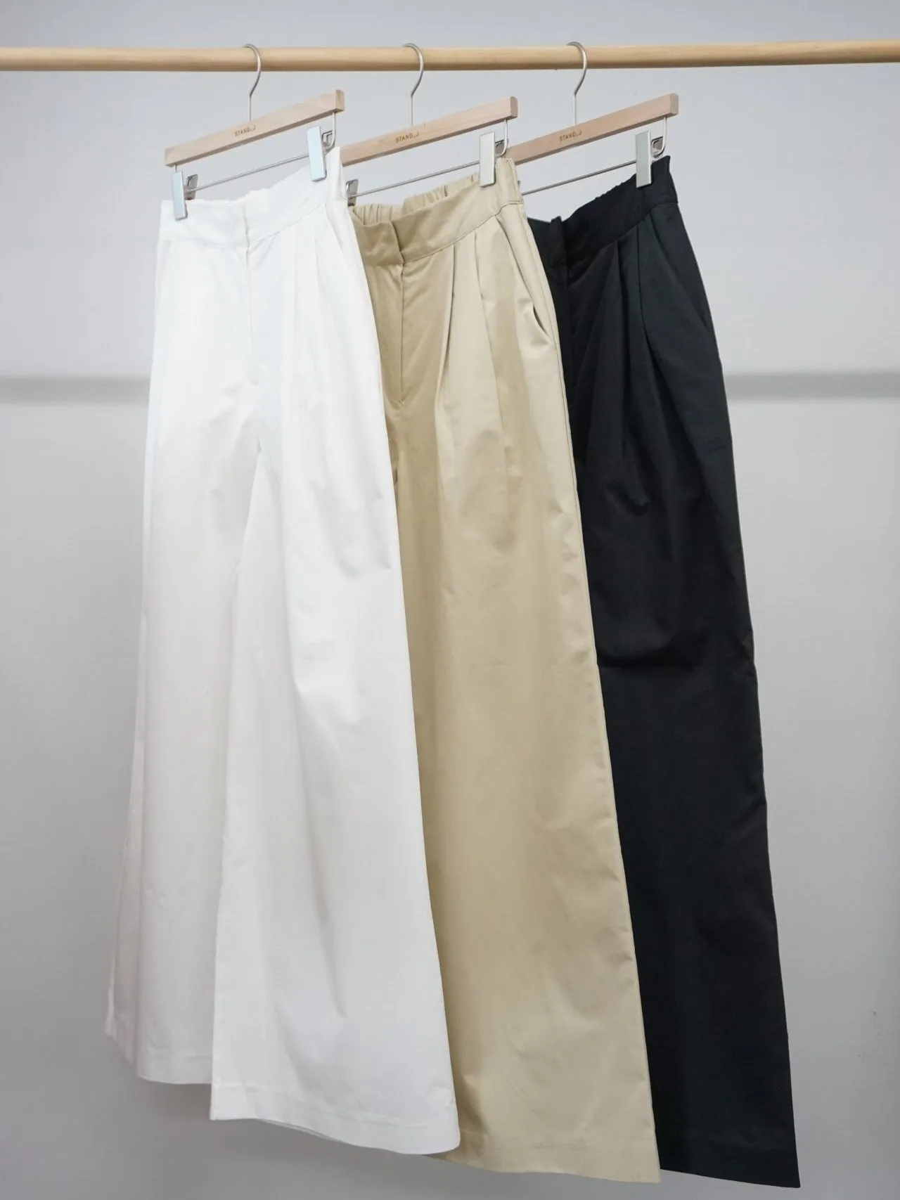 WIDE COTTON PANTS