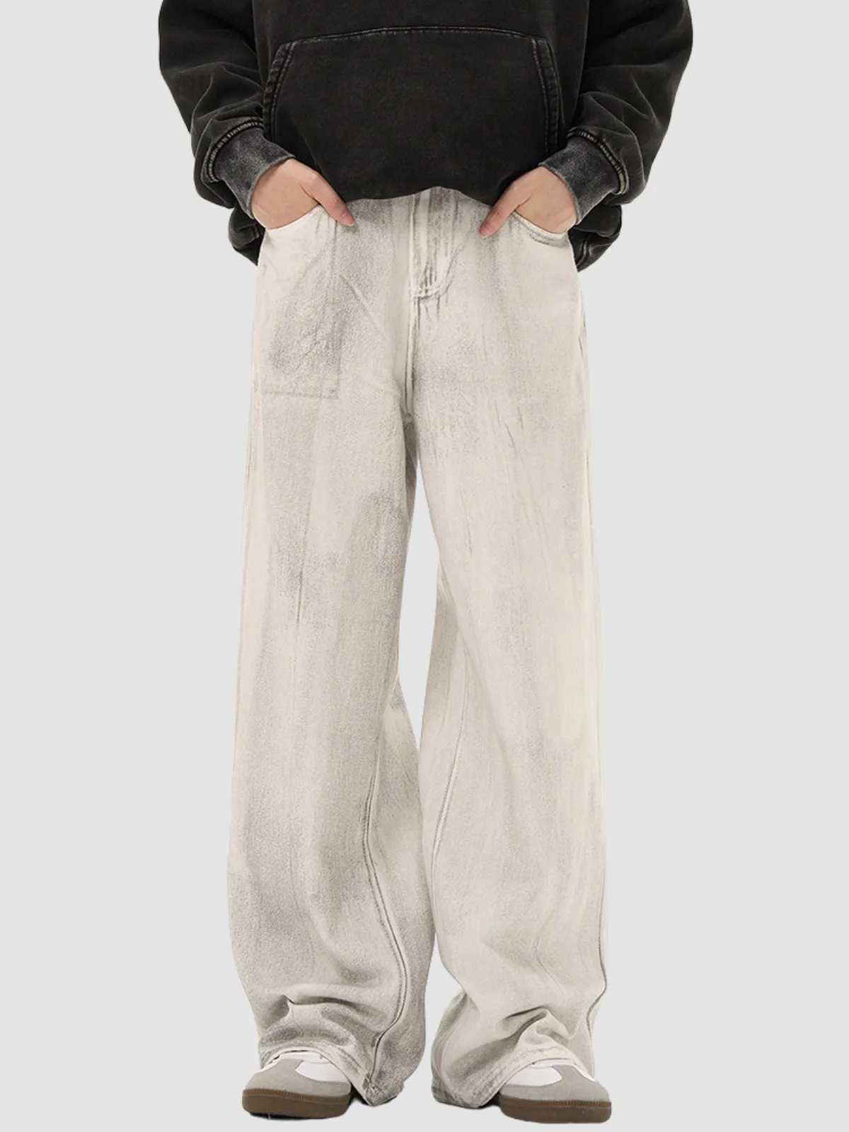 WLS National Trend Washed Old Drape Pants